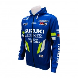 Hoodie Suzuki couleur bleu homme